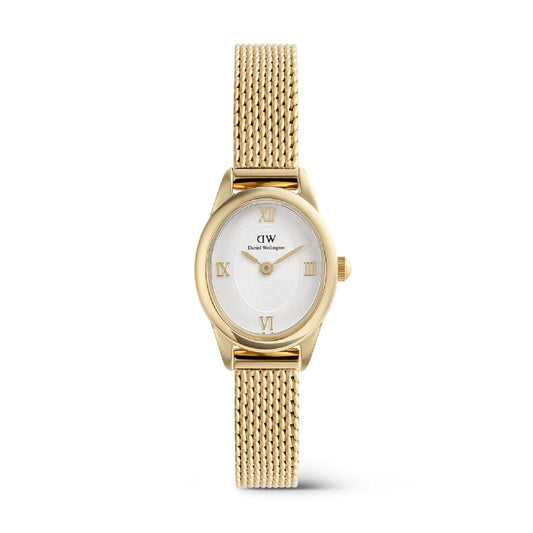 Orologio Daniel Wellington Ophelia Mini in acciaio dorato ovale MISURA UNICA