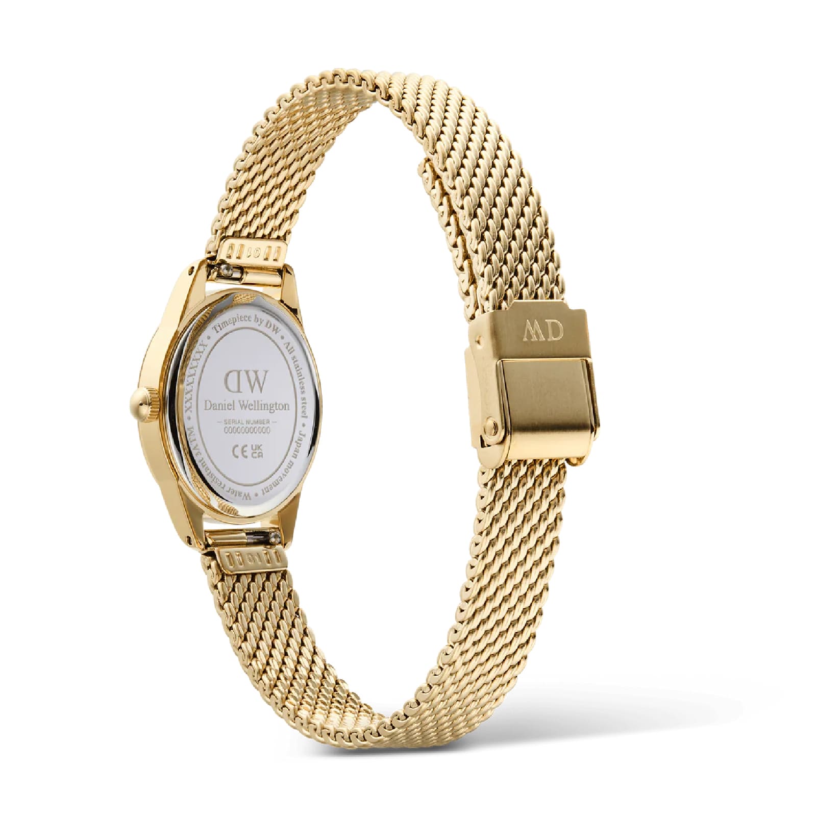 Orologio Daniel Wellington Ophelia Mini in acciaio dorato ovale MISURA UNICA