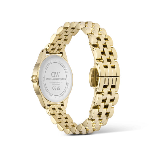 Orologio Daniel Wellington Ophelia in acciaio dorato e marrone MISURA UNICA