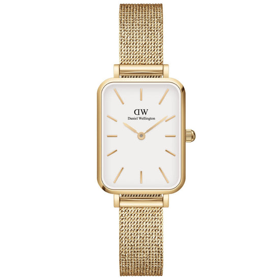 Orologio donna solo tempo Daniel Wellington Quadro in acciaio pvd oro 20x26mm DW00100556-1