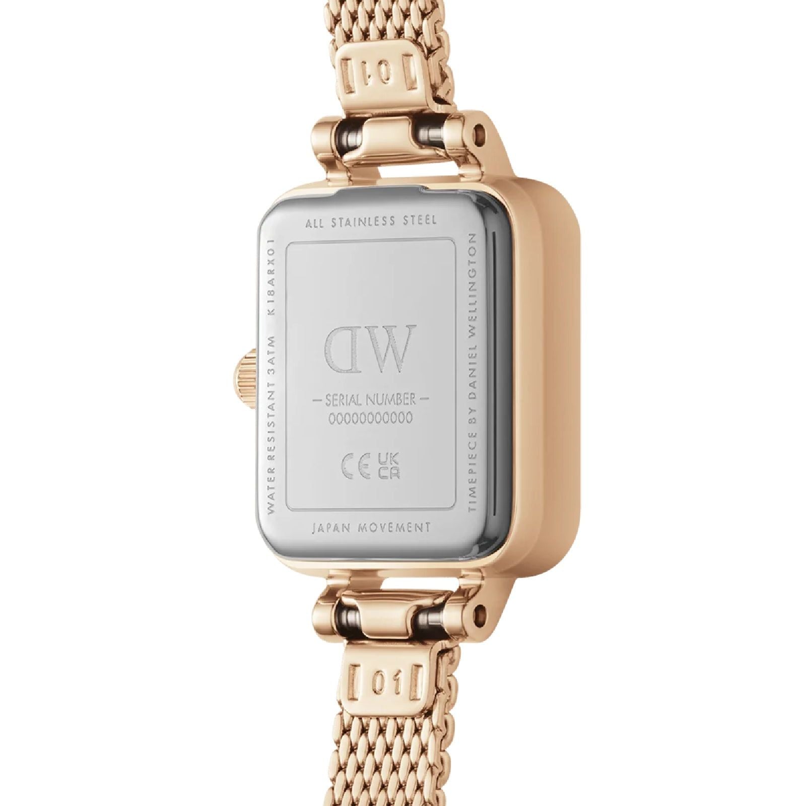 Orologio solo tempo Daniel Wellington Quadro Mini da donna DW00100650-3