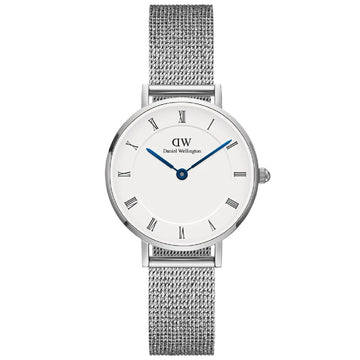 Orologio solo tempo donna Daniel Wellington Petite acciaio maglia Milano 28mm DW00100684-1