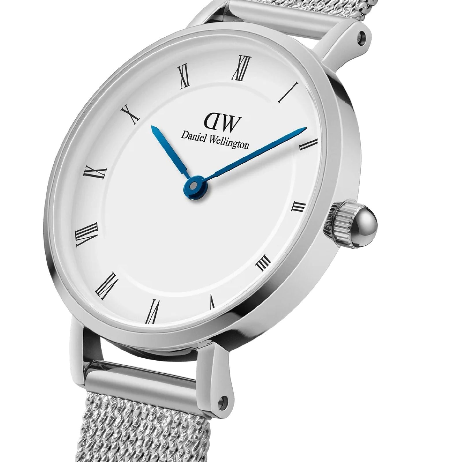 Orologio solo tempo donna Daniel Wellington Petite acciaio maglia Milano 28mm DW00100684-2