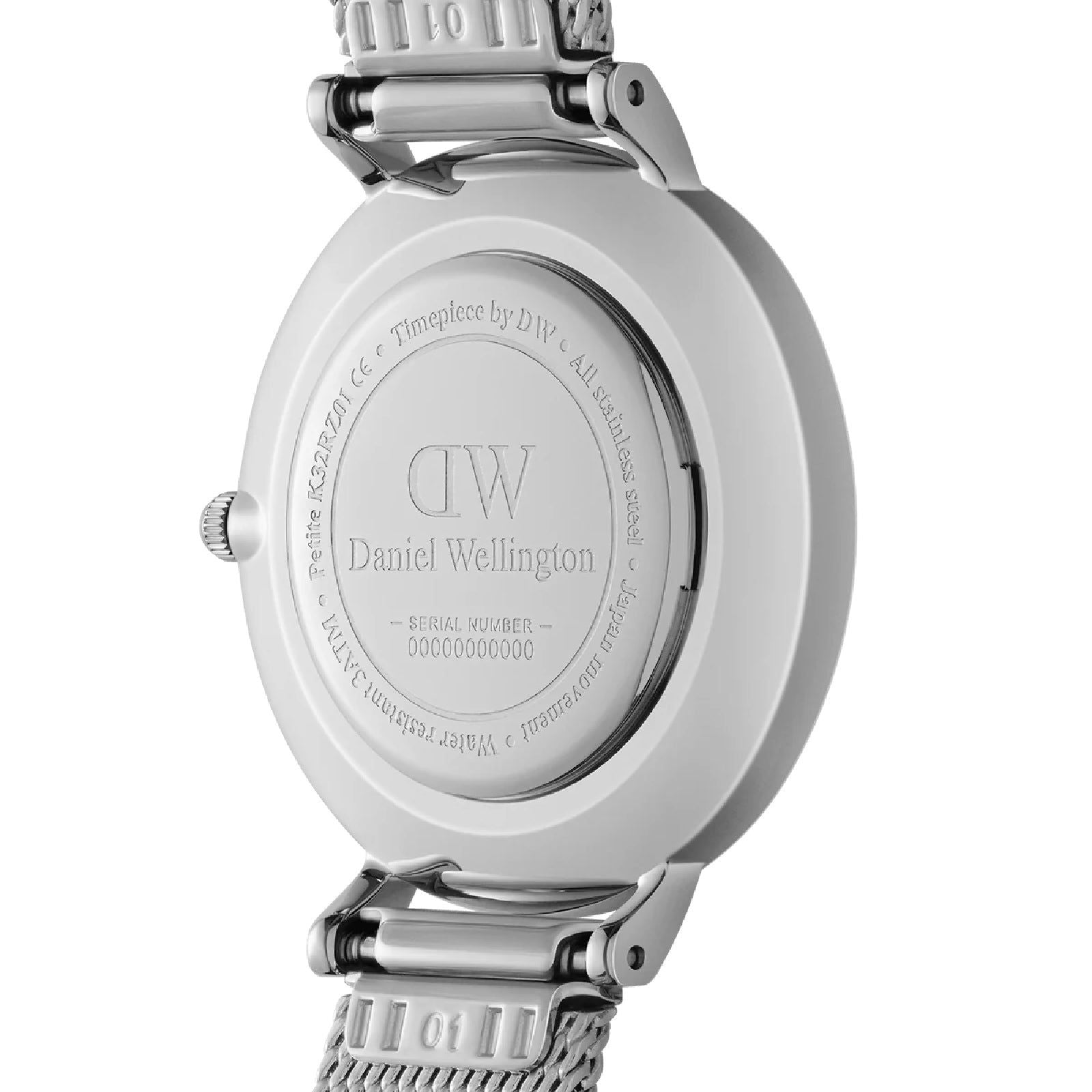 Orologio solo tempo donna Daniel Wellington Petite acciaio maglia Milano 28mm DW00100684-3