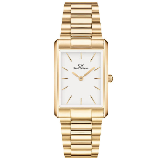 Orologio donna Daniel Wellington Bound Watch in acciaio dorato cassa 35x24mm DW00100703-1