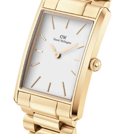 Orologio donna Daniel Wellington Bound Watch in acciaio dorato cassa 35x24mm DW00100703-2