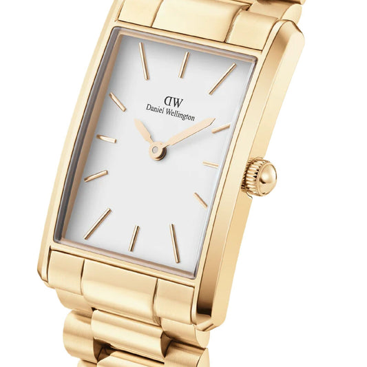 Orologio donna Daniel Wellington Bound Watch in acciaio dorato cassa 35x24mm DW00100703-2