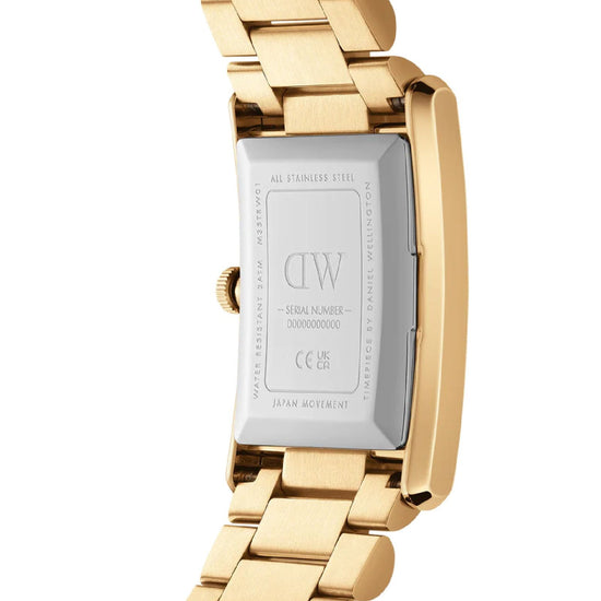 Orologio donna Daniel Wellington Bound Watch in acciaio dorato cassa 35x24mm DW00100703-3