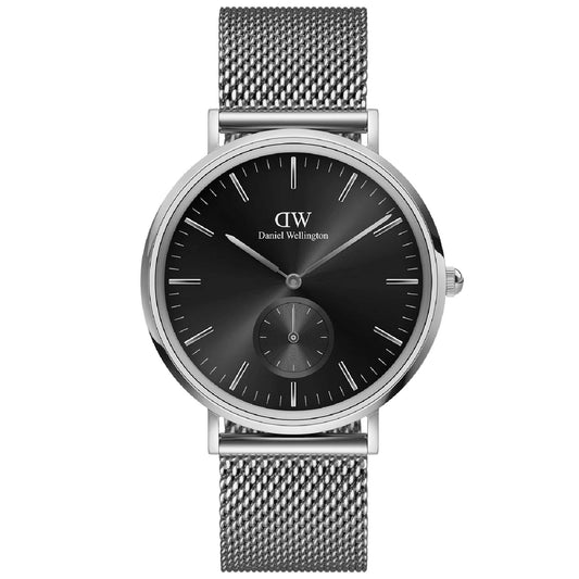 Orologio solo tempo uomo Daniel Wellington Classic acciaio maglia mesh 40mm DW00100711-1