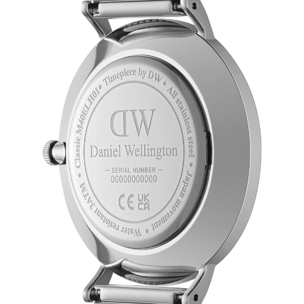 Orologio solo tempo da uomo Daniel Wellington Classic Multi-eye con cassa 40mm e bracciale mesh in acciaio DW00100711