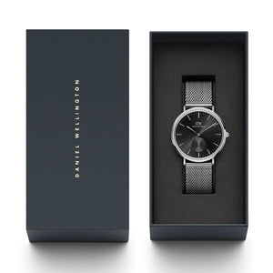 Orologio solo tempo da uomo Daniel Wellington Classic Multi-eye con cassa 40mm e bracciale mesh in acciaio DW00100711