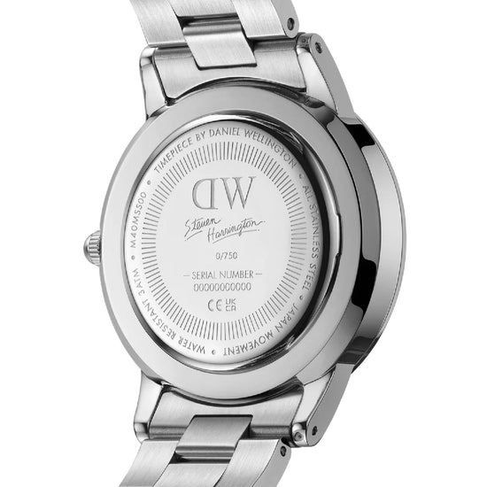 Orologio solo tempo Daniel Wellington uomo acciaio e quadrante fantasia DW00100734-3