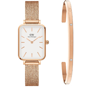 Cofanetto orologio solo tempo Daniel Wellington Quadro Lumine da donna