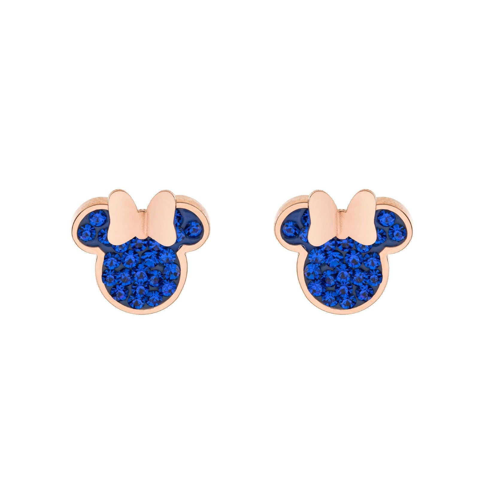 Orecchini Disney Preziosi Mickey and Minnie bambina acciaio Topolina con zirconi E600177PBRL-B-CS-1
