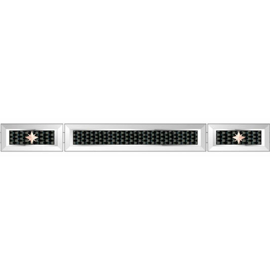 Bracciale Zancan Hi-Teck da uomo EHB298-1
