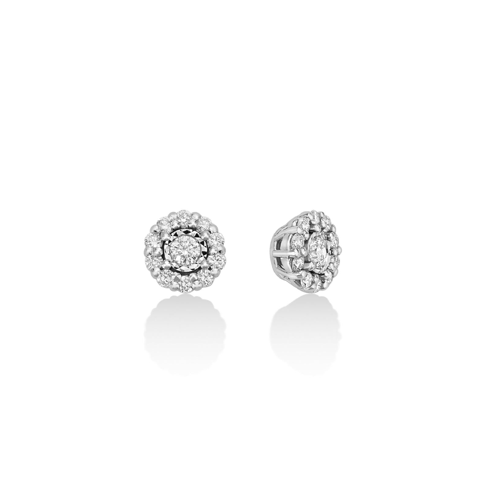 Orecchini donna Miluna Orecchini In Diamanti in oro bianco 22 diamanti 0,30 ct ERD2588-1