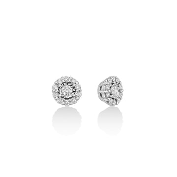 Orecchini donna Miluna Orecchini In Diamanti in oro bianco 22 diamanti 0,30 ct ERD2588-1