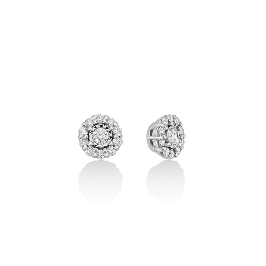Orecchini donna Miluna Orecchini In Diamanti in oro bianco 22 diamanti 0,30 ct ERD2588-1