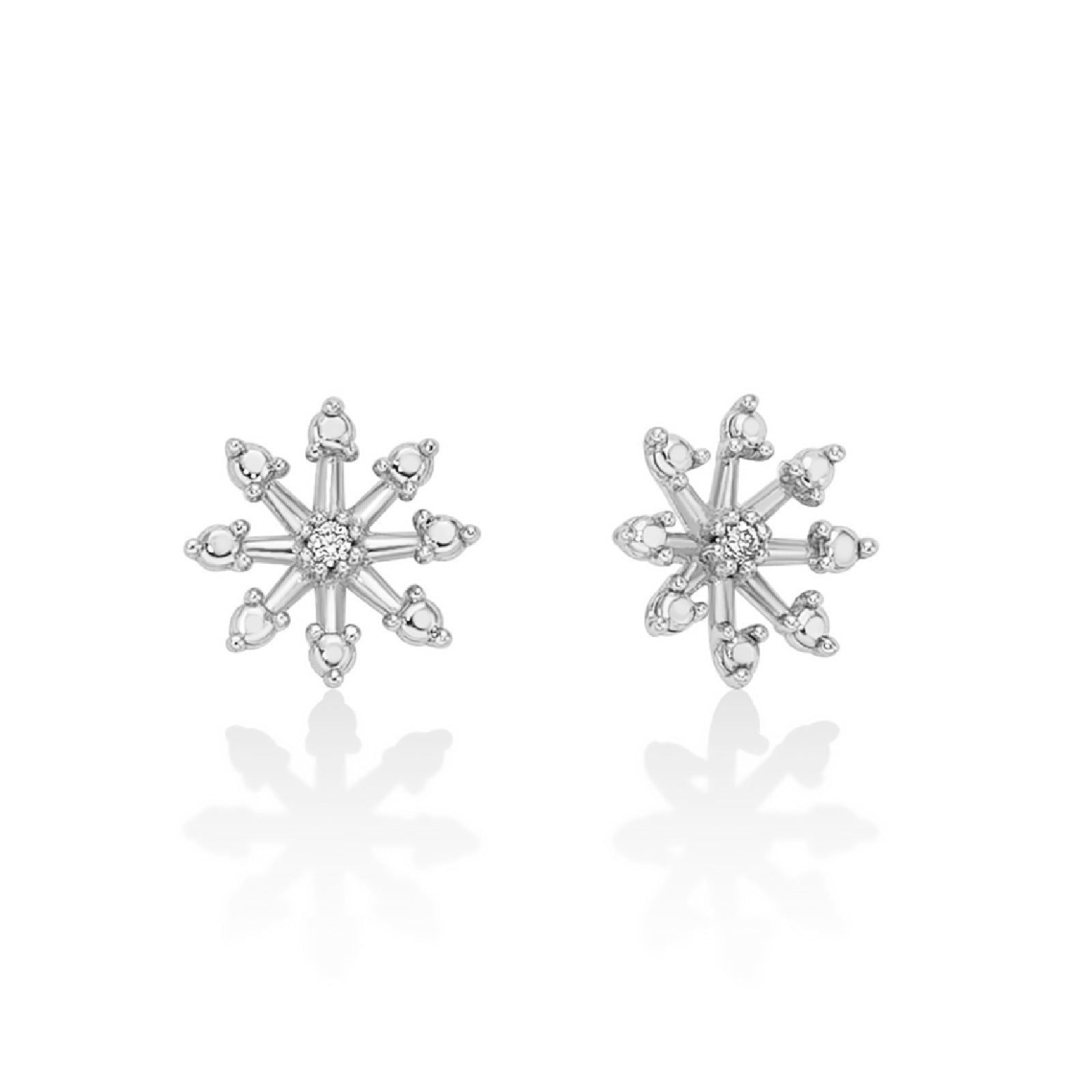 Orecchini donna Miluna Diamanti 375 oro bianco con diamanti 0,0096ct ERD2803X-1