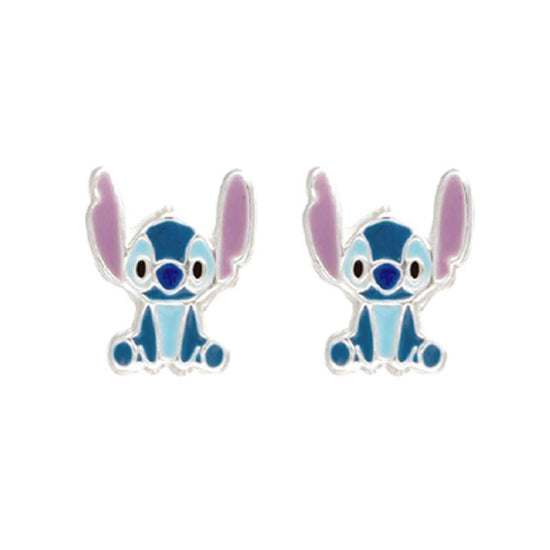 Orecchini lobo donna bambina Disney Preziosi argento con Stich ES00089SL-CS-1