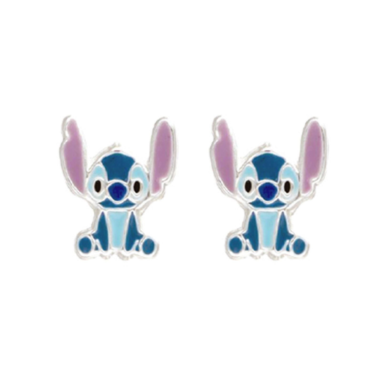 Orecchini lobo donna bambina Disney Preziosi argento con Stich ES00089SL-CS-1