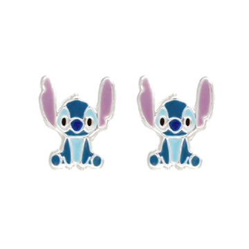 Orecchini lobo donna bambina Disney Preziosi argento con Stich ES00089SL-CS-1
