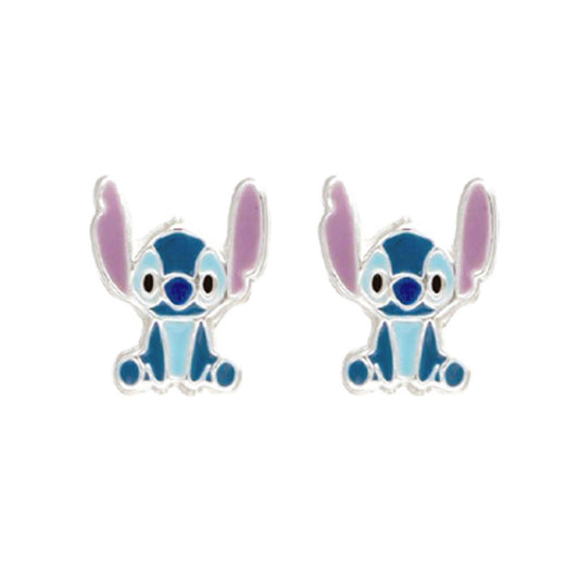 Orecchini lobo donna bambina Disney Preziosi argento con Stich ES00089SL-CS-1