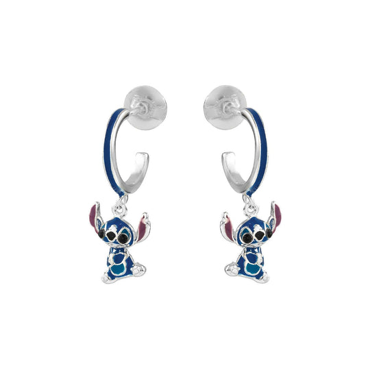 Orecchini pendenti Disney Stitch bambina in argento con pendente di Stitch ES00098SRHL-CS-1