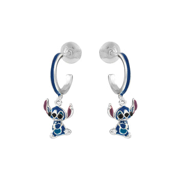 Orecchini pendenti Disney Stitch bambina in argento con pendente di Stitch ES00098SRHL-CS-1
