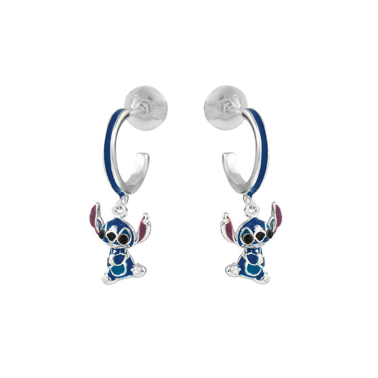 Orecchini pendenti Disney Stitch bambina in argento con pendente di Stitch ES00098SRHL-CS-1