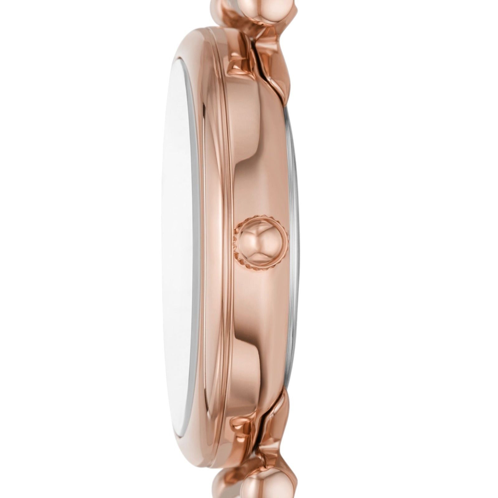 Cofanetto donna Fossil Carlie orologio solo tempo e collana con cuore acciaio rosé ES5314SET-3