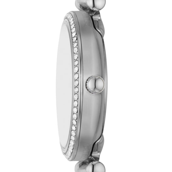 Cofanetto donna Fossil Carlie orologio solo tempo e bracciale con cristalli acciaio ES5315SET-3