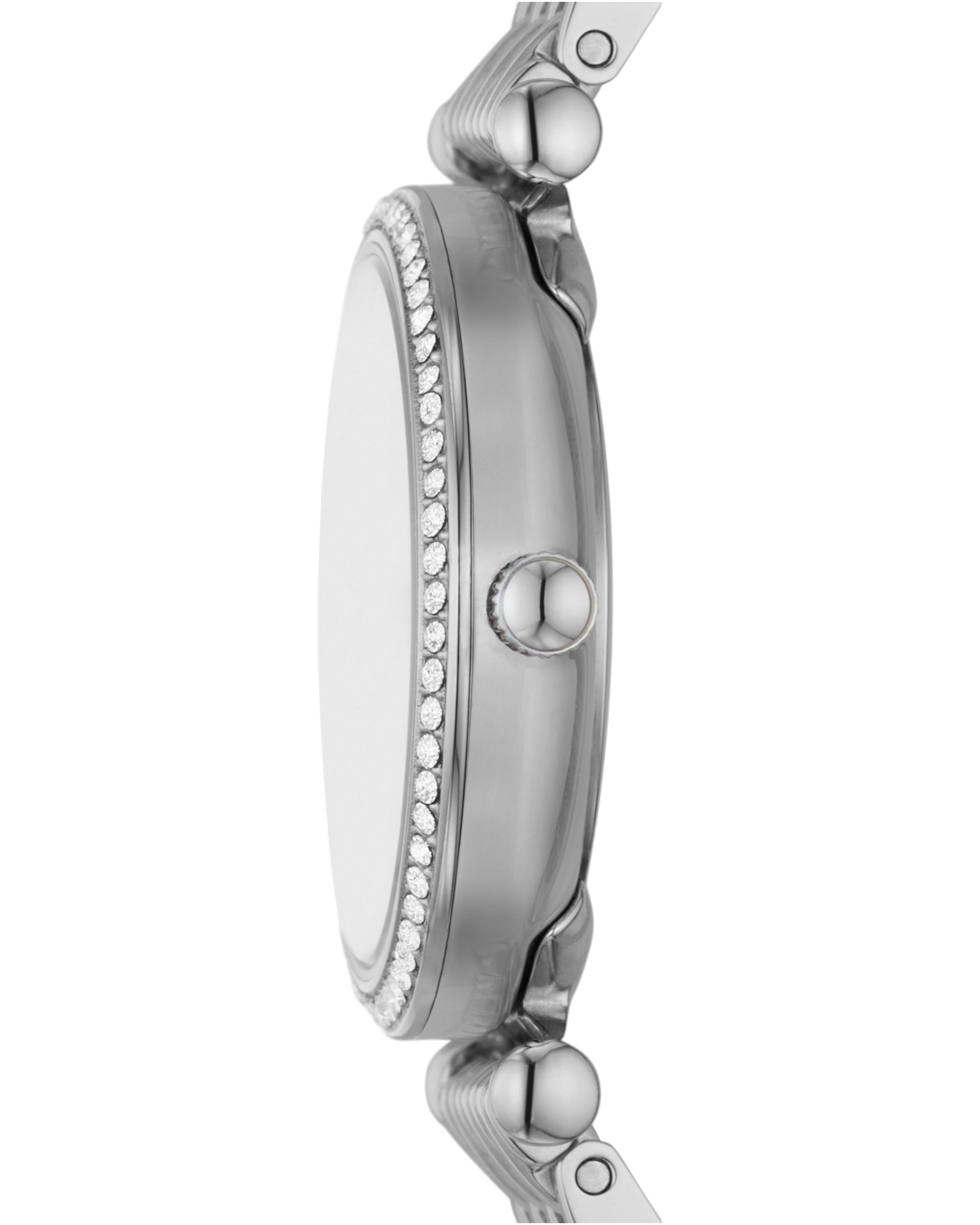 Cofanetto donna Fossil Carlie orologio solo tempo e bracciale con cristalli acciaio ES5315SET-3