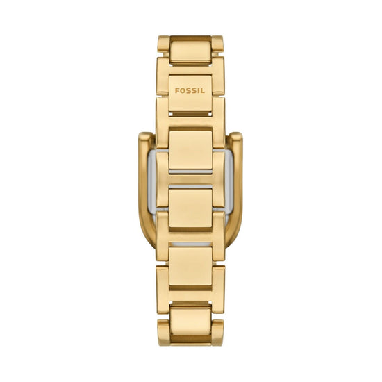 Orologio solo tempo Fossil Harwell da donna in acciaio oro con cassa a D 28mm ES5327-2