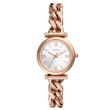 Orologio donna Fossil Carlie in acciaio rosé 28mm ES5330-1