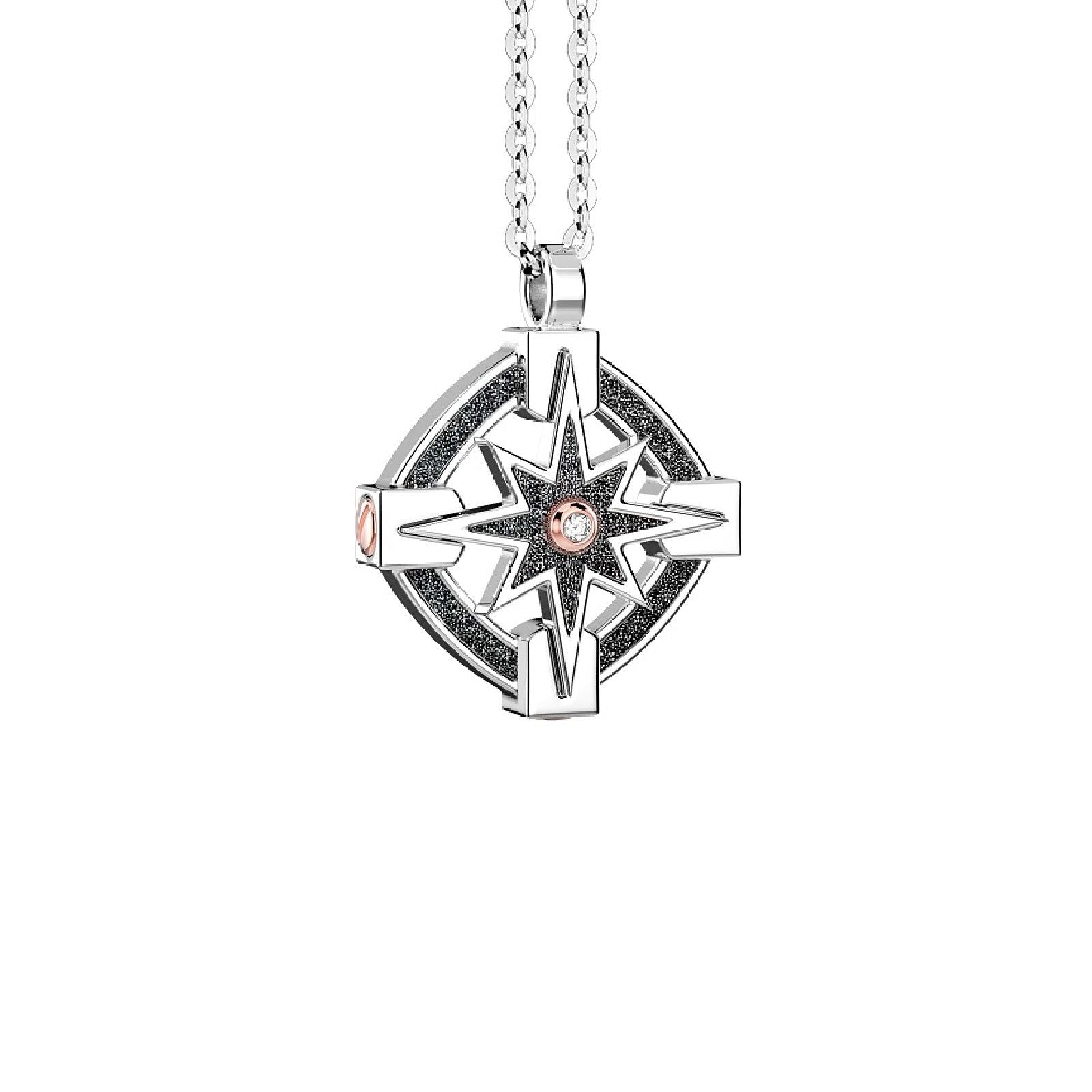 Collana Zancan Alpha da uomo ESC162R-1