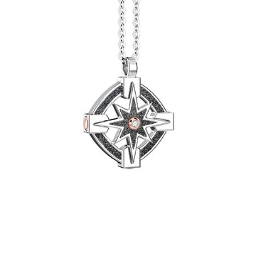Collana Zancan Alpha da uomo ESC162R-1