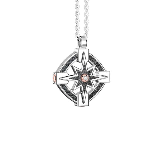 Collana Zancan Alpha da uomo ESC162R-1