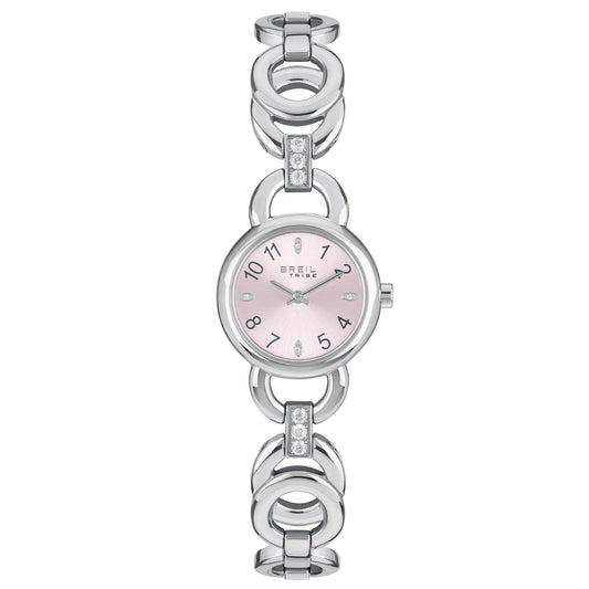 Orologio donna Breil Alya in acciaio cristalli su quadrante rosa 26mm EW0695-1