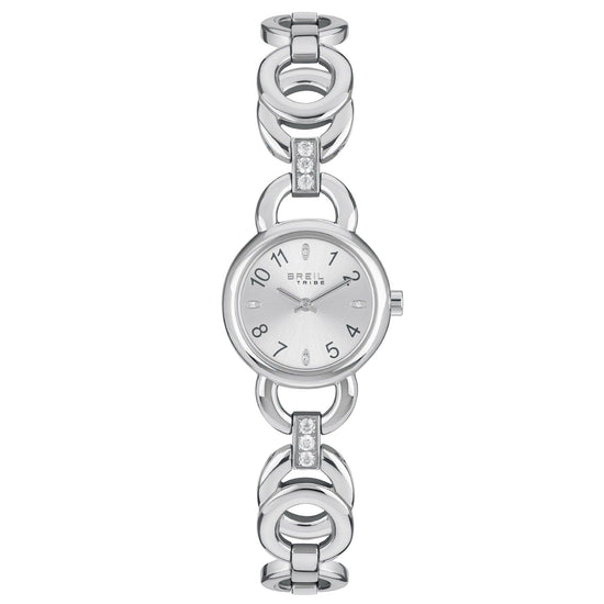 Orologio donna Breil Alya in acciaio cristalli su quadrante argento 26mm EW0696-1