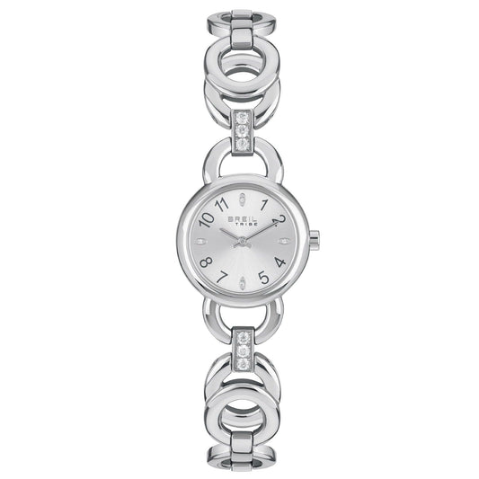 Orologio donna Breil Alya in acciaio cristalli su quadrante argento 26mm EW0696-1