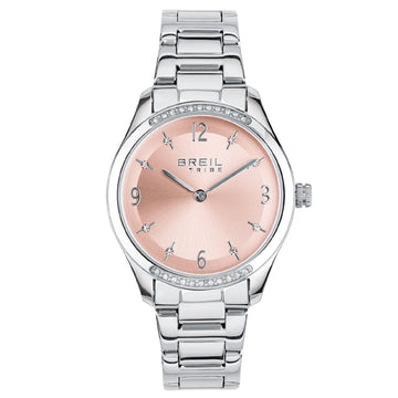 Orologio donna Breil Kyla in acciaio con cristalli e quadrante rosa 32 mm EW0703-1