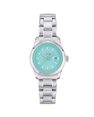 Orologio solo tempo da donna Breil Classic Elegance con cassa 30 mm e bracciale in acciaio con quadrante azzurro EW0706