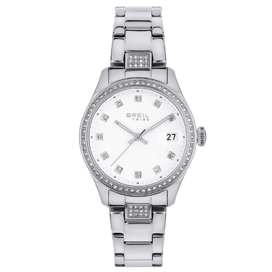 Orologio donna Breil Classic Elegance acciaio cristalli sul quadrante 32mm EW0708-1