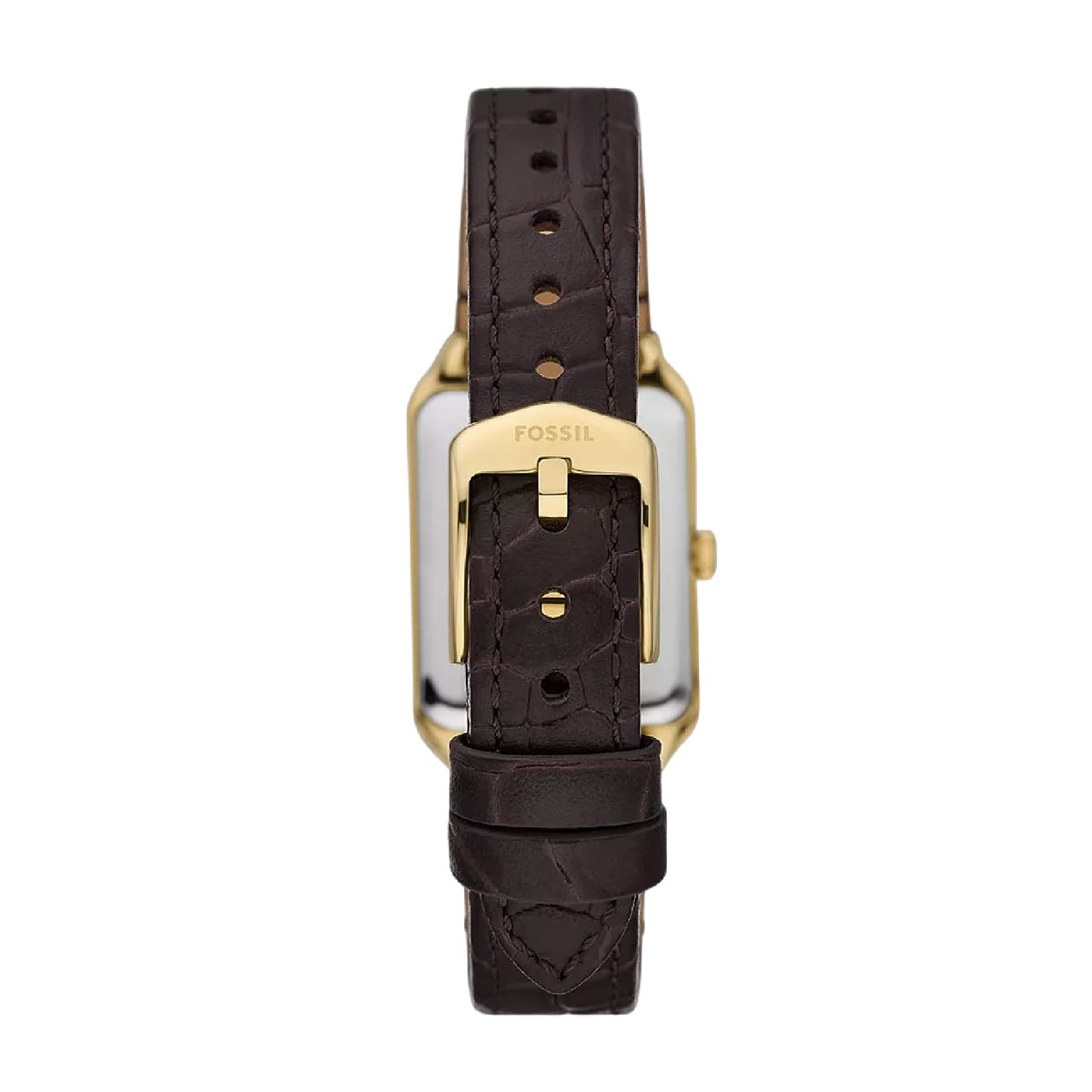 Orologio solo tempo Fossil Raquel in acciaio dorato e marrone MISURA UNICA