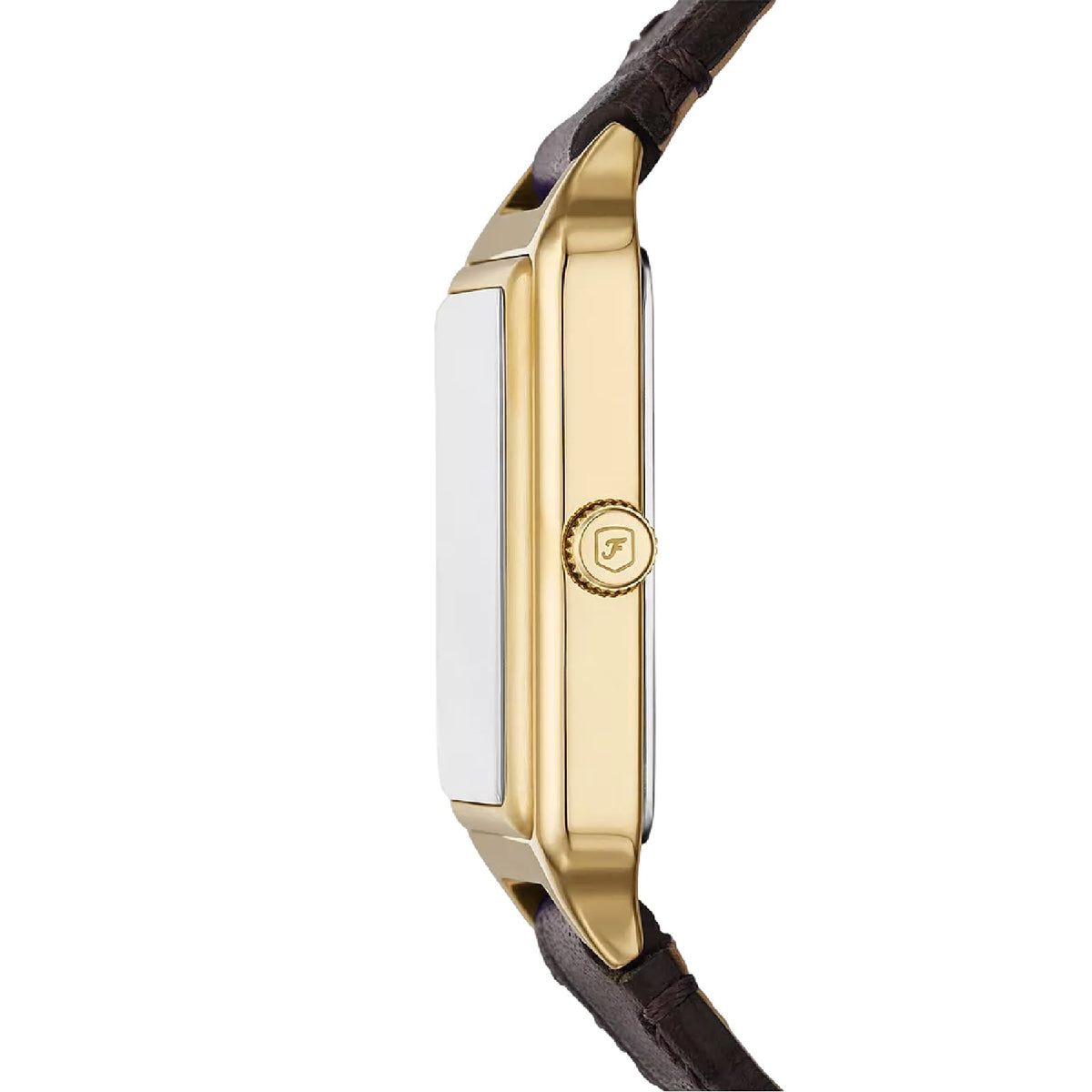 Orologio solo tempo Fossil Raquel in acciaio dorato e marrone MISURA UNICA