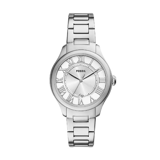 Orologio donna solo tempo Fossil acciaio numeri romani