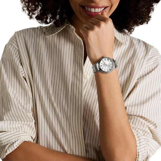 Orologio donna solo tempo Fossil acciaio numeri romani