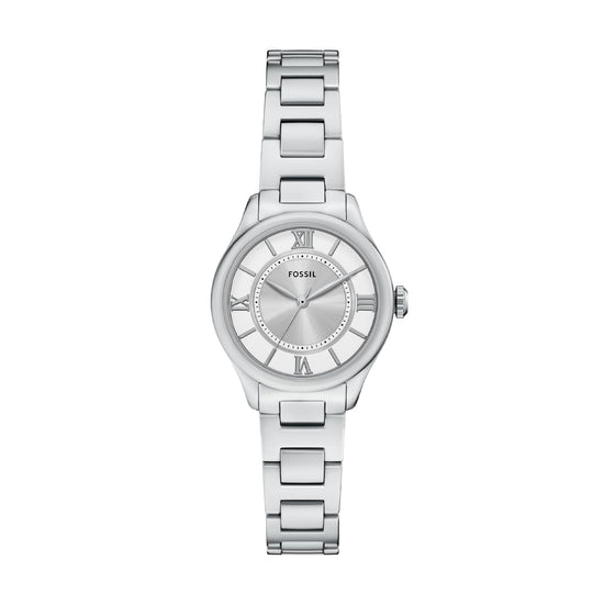 Orologio solo tempo da donna Fossil in acciaio argentato 28mm MISURA UNICA