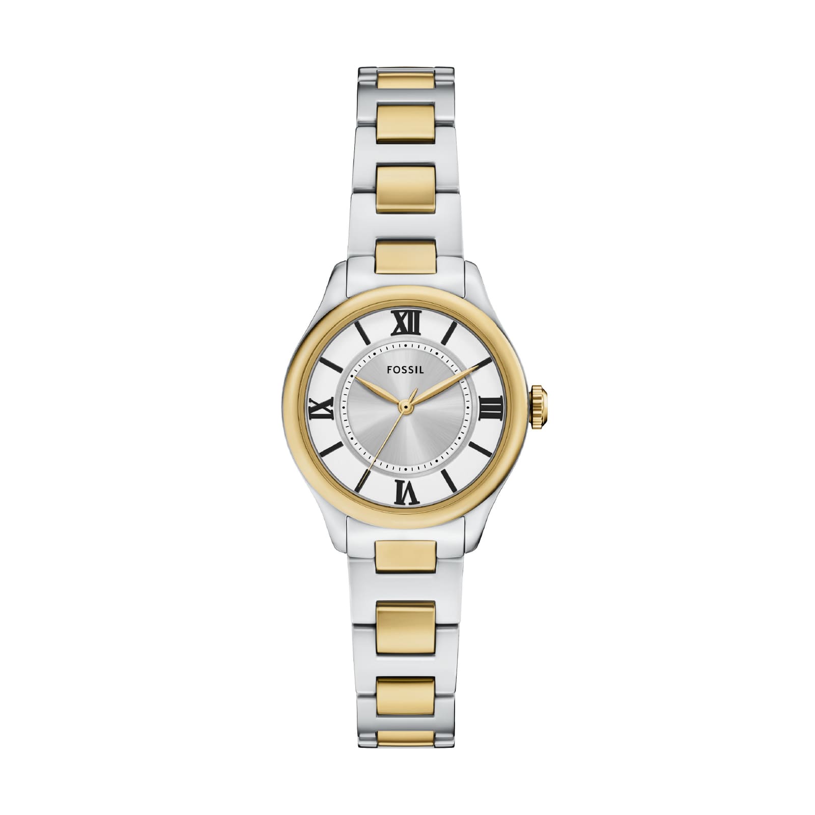Orologio solo tempo da donna Fossil in acciaio bicolor 28mm MISURA UNICA